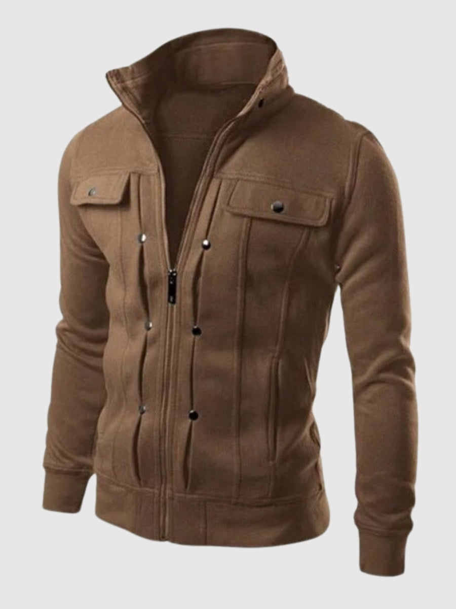 ModeGeist | Herrenjacke Baumwolle Klassisch und Bequem