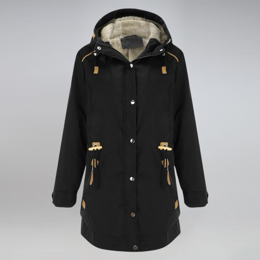 ModeGeist | Wetterfeste Damen-Parka-Jacke