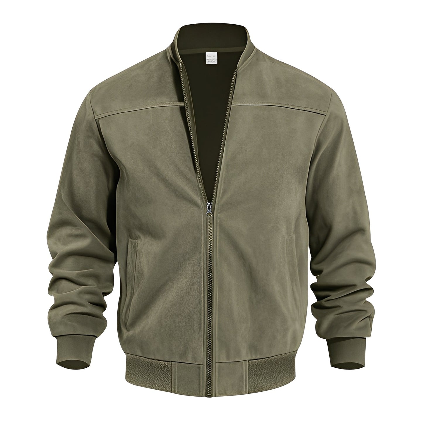 ModeGeist | Klassische, stilvolle Wildlederjacke für Männer