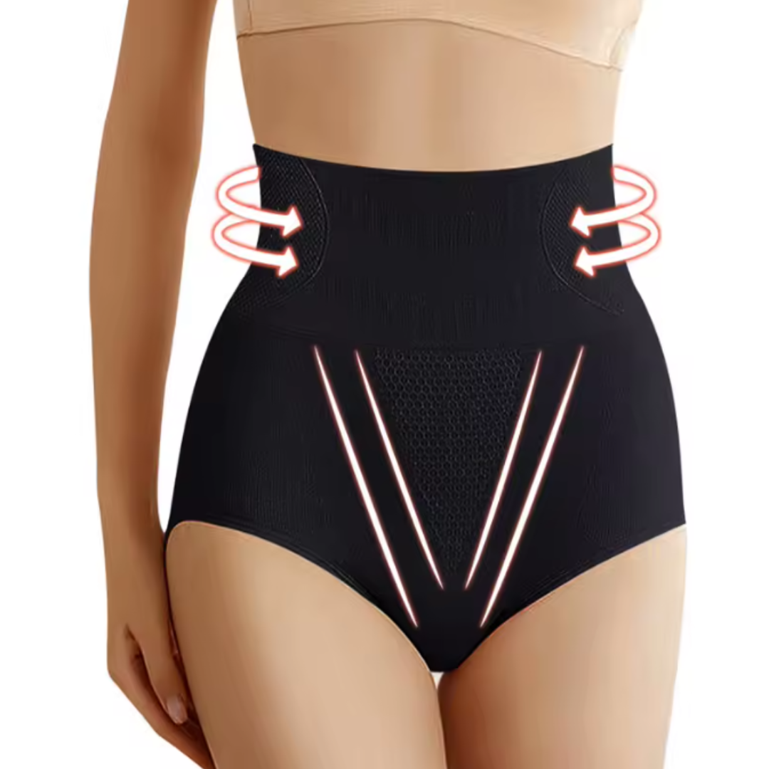 MODEGEIST Damen High-Waist Shapewear Formende Unterwäsche Nahtlos