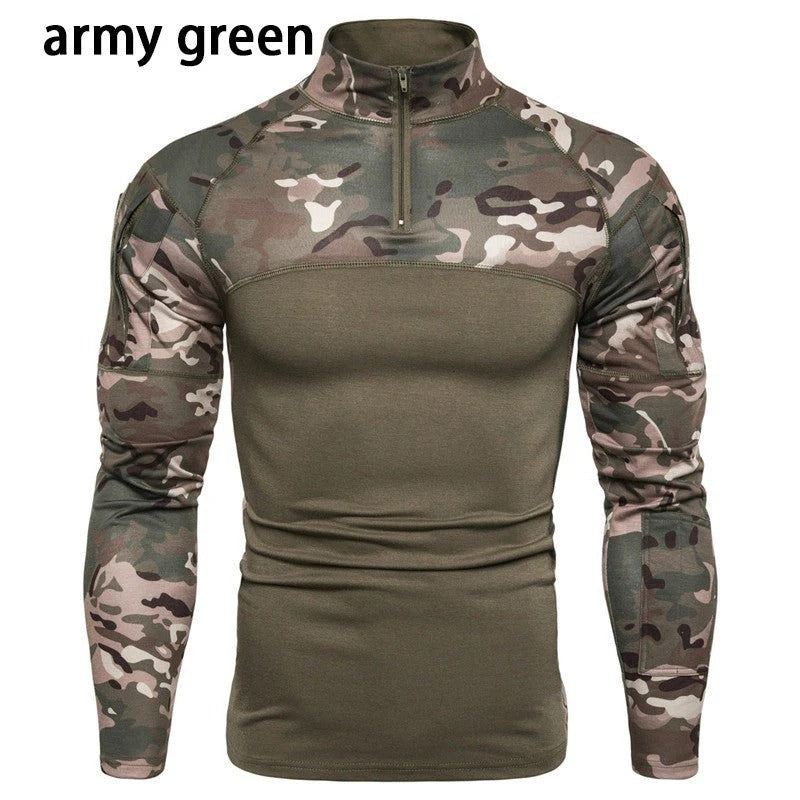 Hektor: Moderne Camouflage-Sportshirts für Männer