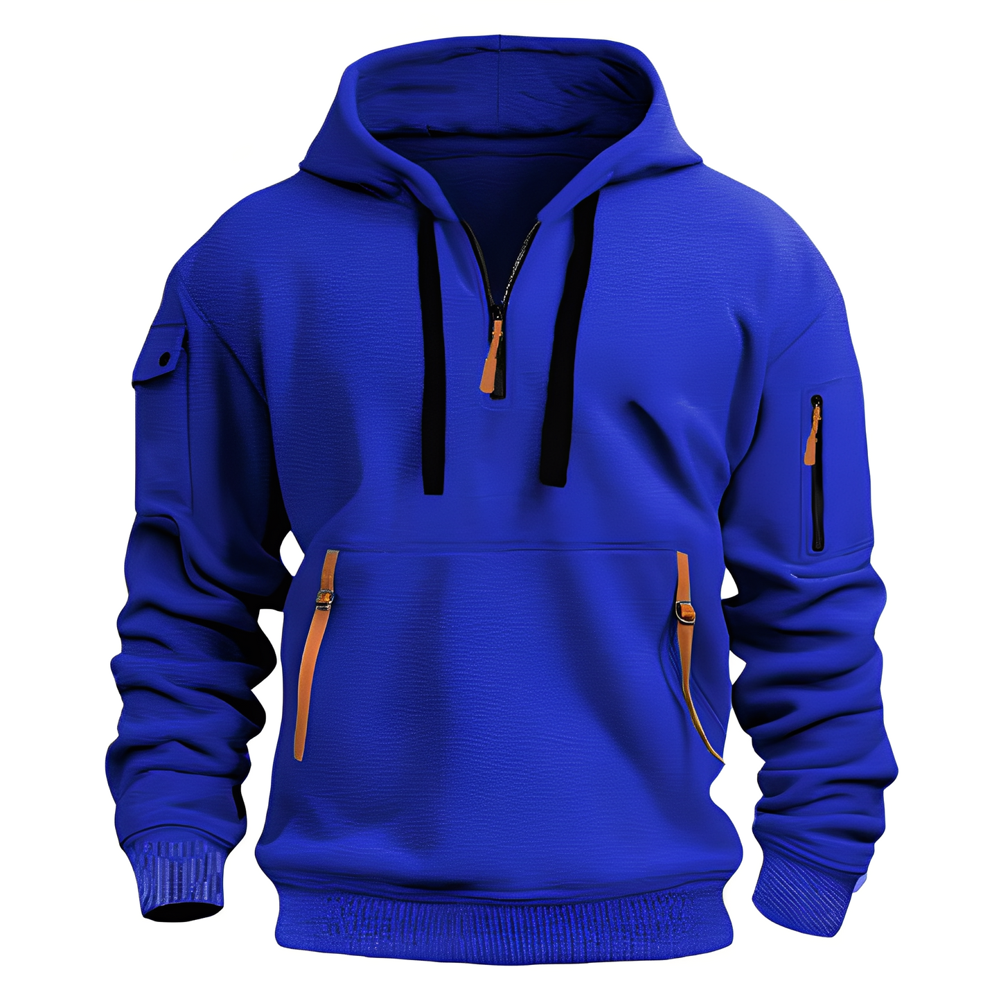 ModeGeist | Locker Hoodie mit Halbzip für Männer