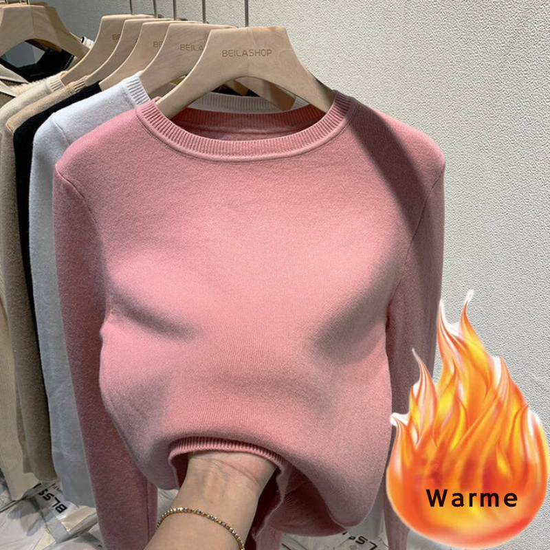 Eleganter und warmer Fleece-Pullover von Fudus