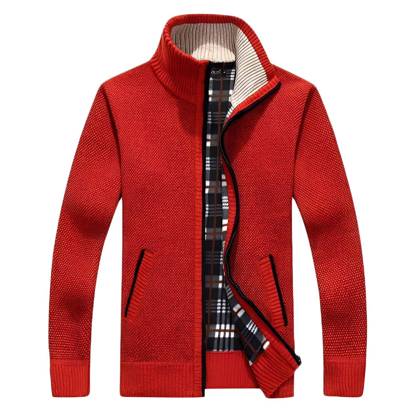 ModeGeist | Klassischer Cardigan mit Futter für Männer