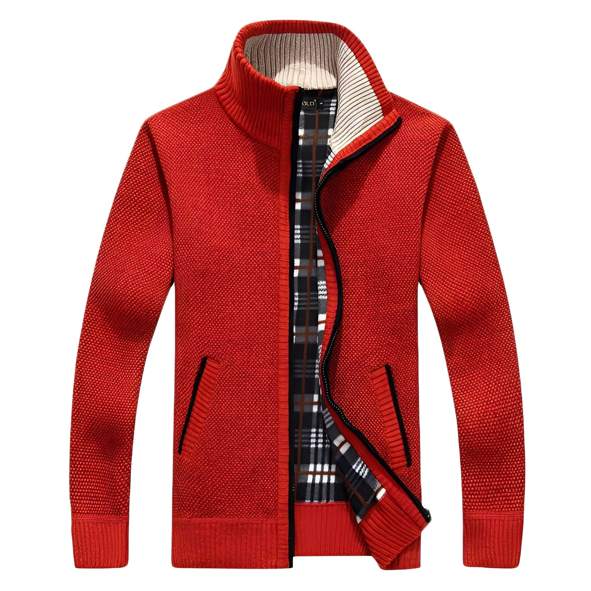 ModeGeist | Klassischer Cardigan mit Futter für Männer