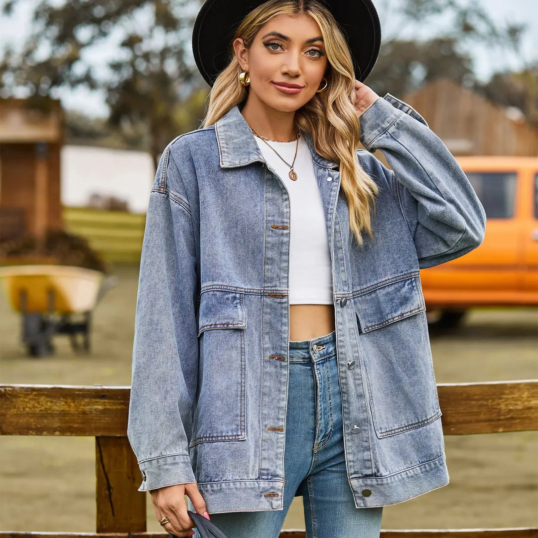 ModeGeist | Vintage Jeansjacke für Frauen