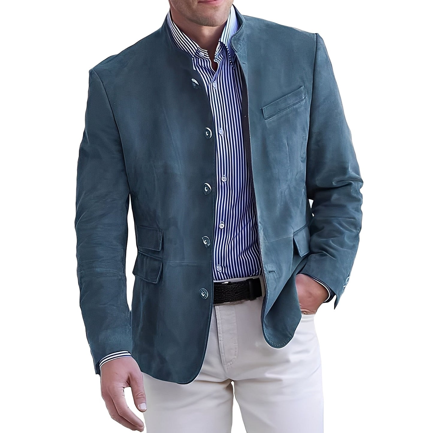 ModeGeist | Stylische Freizeit Blazerjacke für Männer