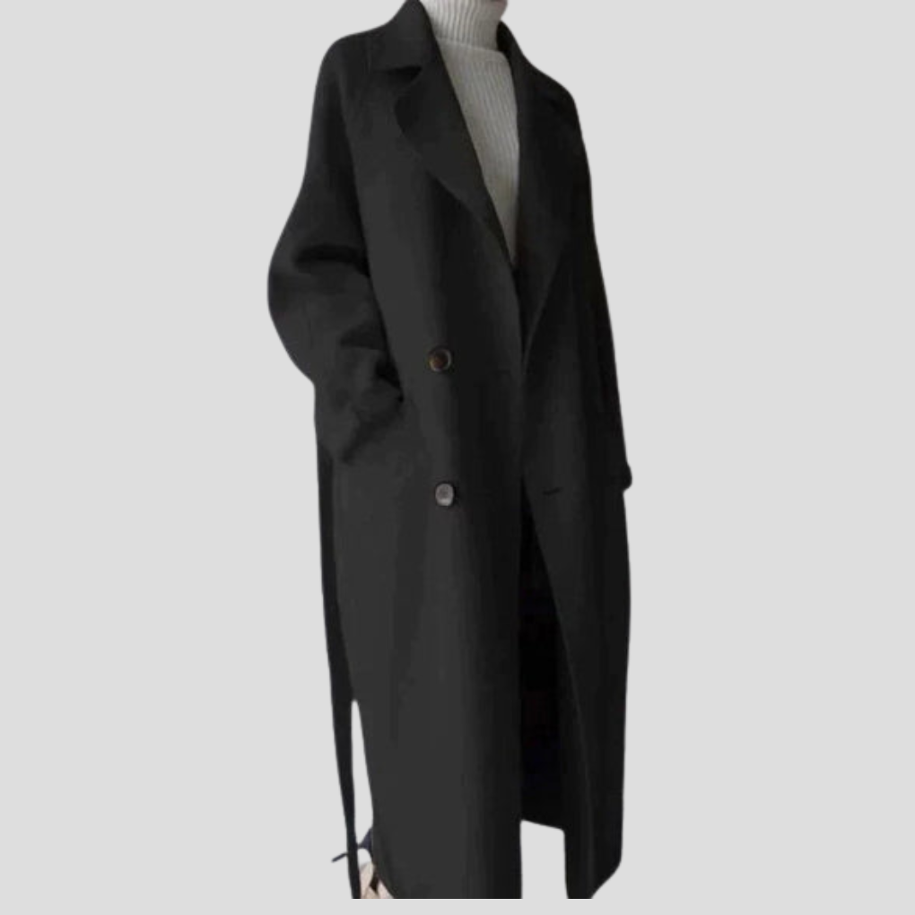 ModeGeist | Langer Wollmantel – Elegante Schicht für kalte Tage