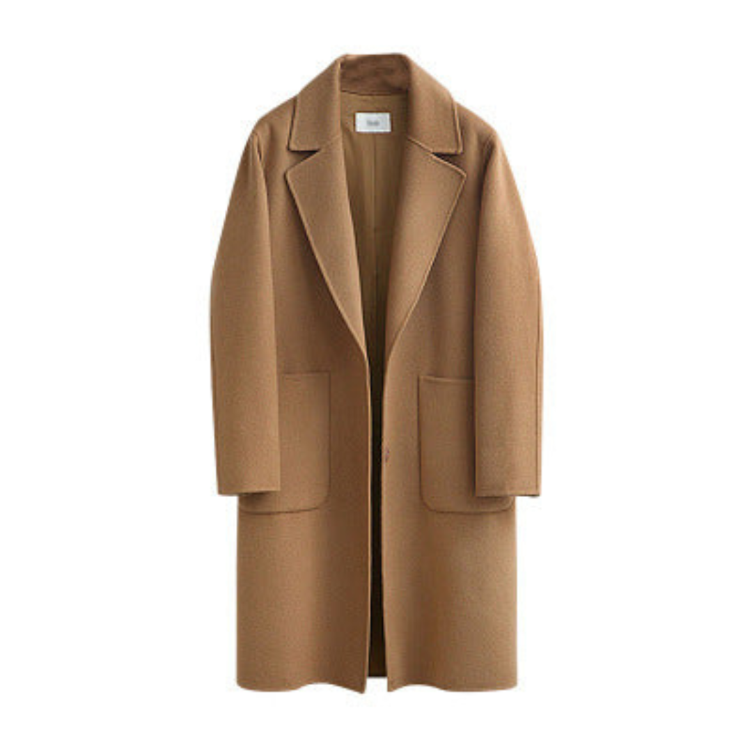 ModeGeist | Klassischer Winter Trenchcoat Für Damen Lang