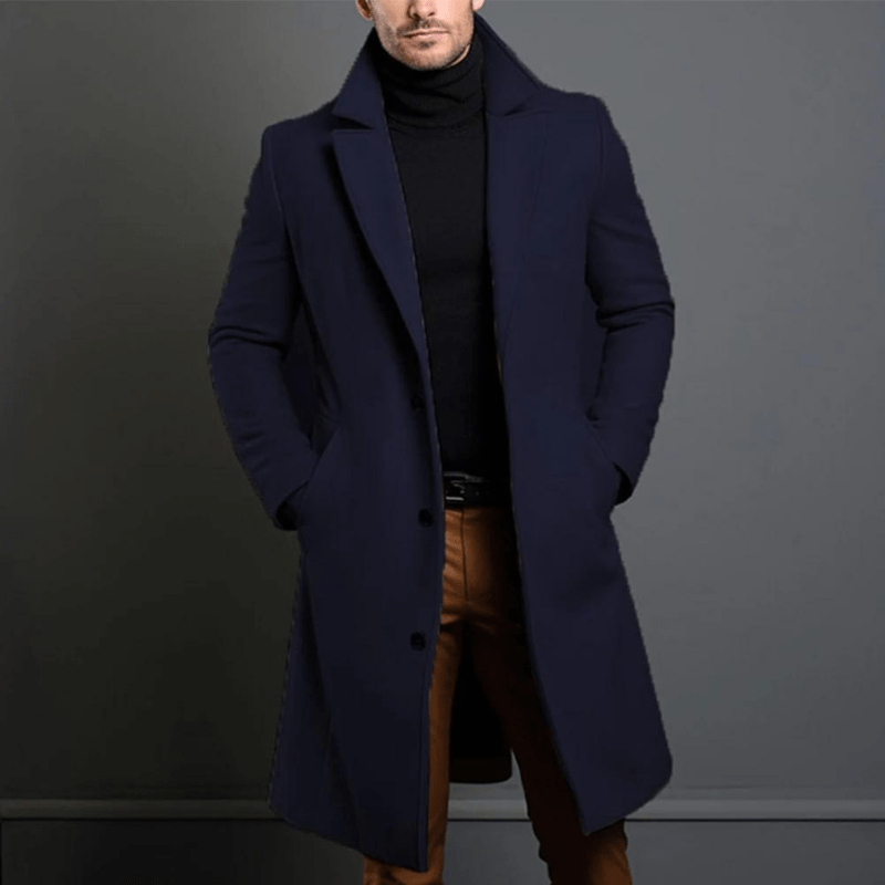 ModeGeist | Herren langer Wintermantel