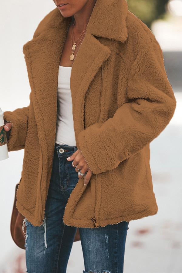ModeGeist | Trendy-Jacke mit Stehkragen und Reißverschluss