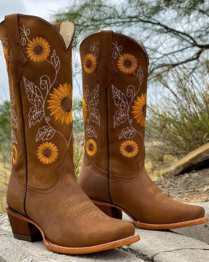 ModeGeist | Sonnenblumenstiefel