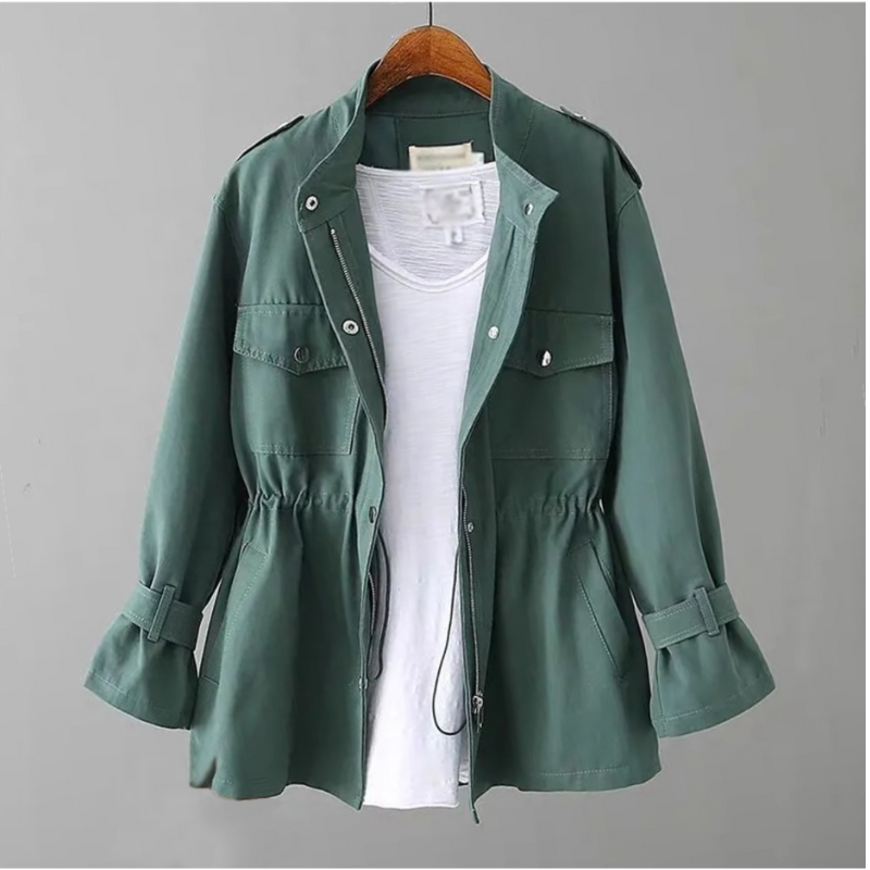 ModeGeist | Langarm-Trenchcoat für Frauen
