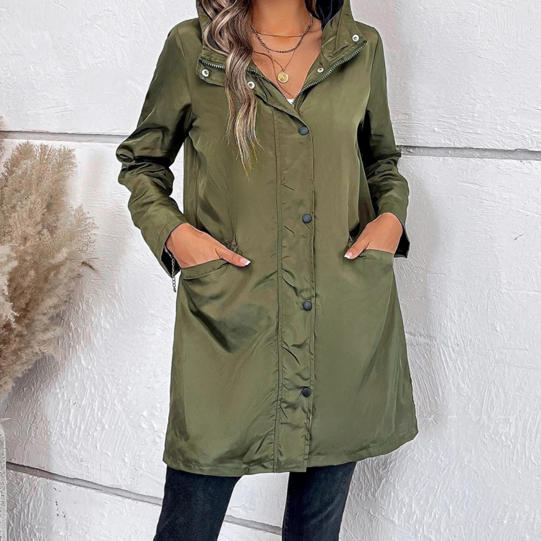 ModeGeist | Windjacke mit Kapuze für Damen