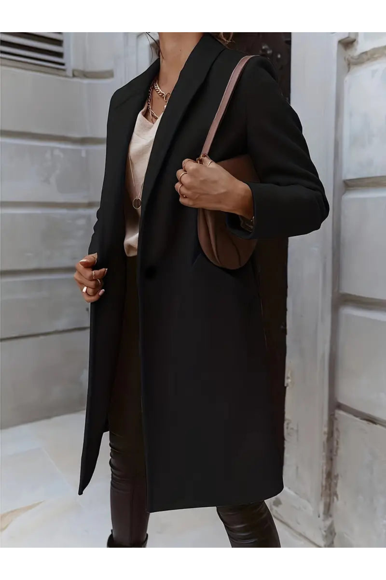 ModeGeist | Mantel Warm für Frauen Lang