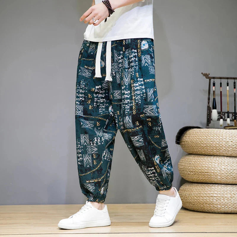 Weite Hose von KLEIN mit Muster