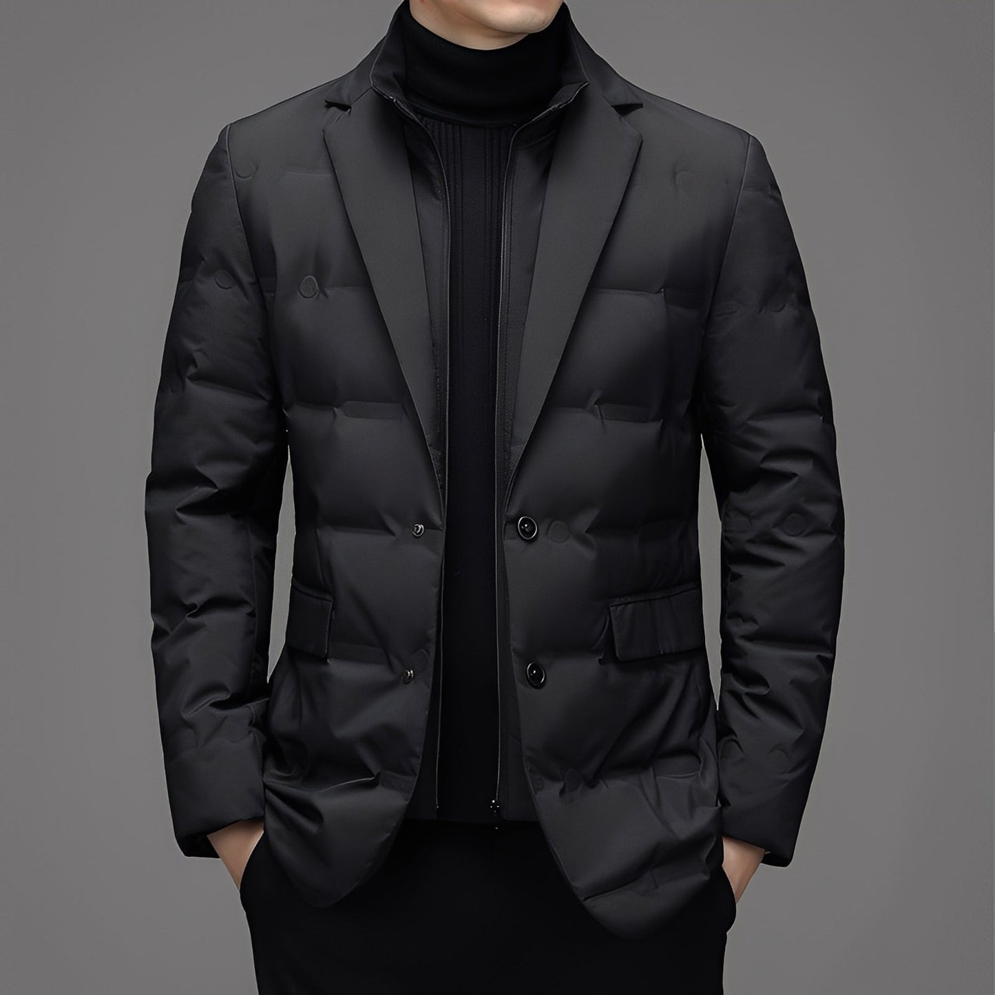 ModeGeist | Lässige, elegante Daunenjacke für Herren