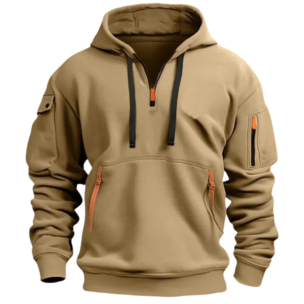 ModeGeist | Kapuzenshirt mit Reißverschlüssen Weich und Praktisch Perfekt für Outdoor-aktivitäten