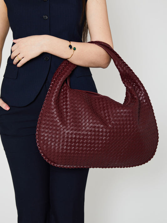 ModeGeist | Luxus Damen Handtasche mit Geflochtenem Design - ModeGeist
