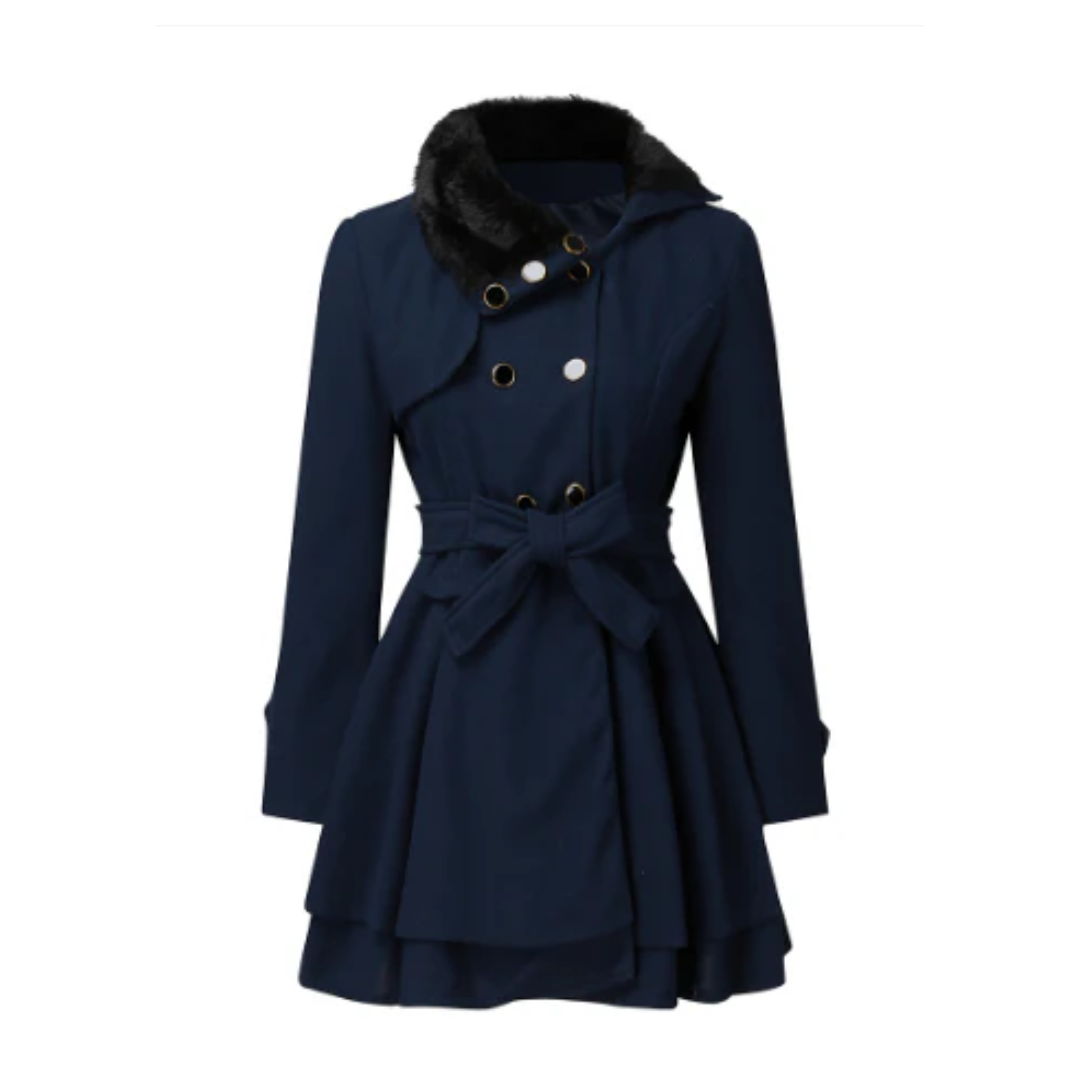 ModeGeist | Stilvoller Trenchcoat mit Gürtel für Damen Modernes Flair