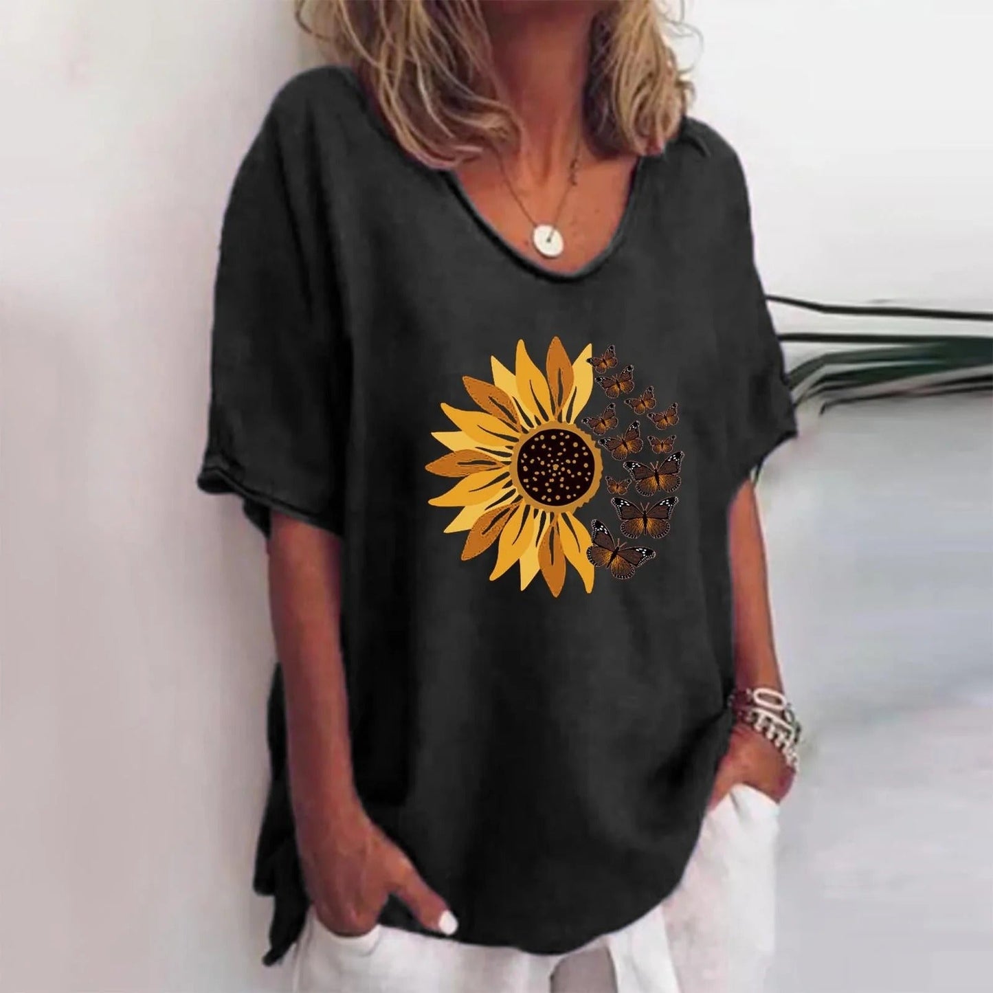 Damen Oversize-Shirt aus Rose