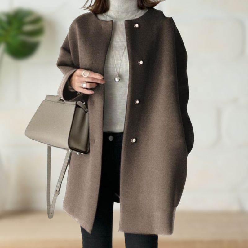 ModeGeist | Minimalistische Wollmantel Elegant und Warm Zeitloses Design