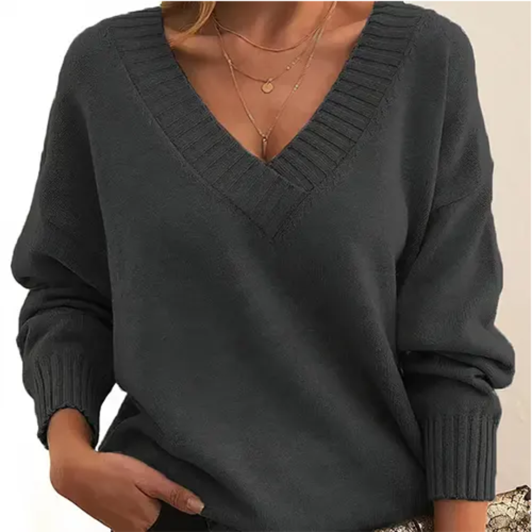 ModeGeist | Pullover Winter V-Ausschnitt für Frauen