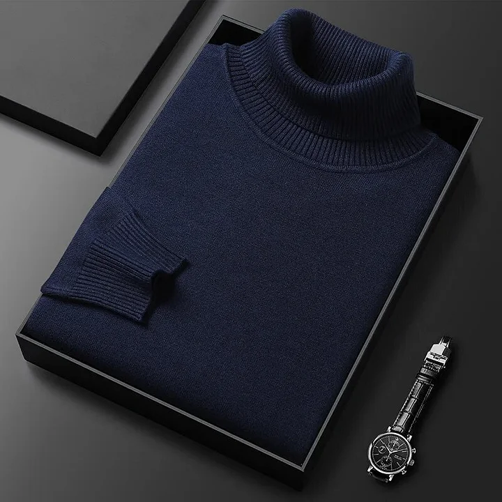 Eman Rollkragenpullover, Slim Fit