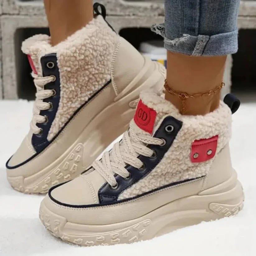Kuschelige Madison Plüschschuhe mit dicker Sohle