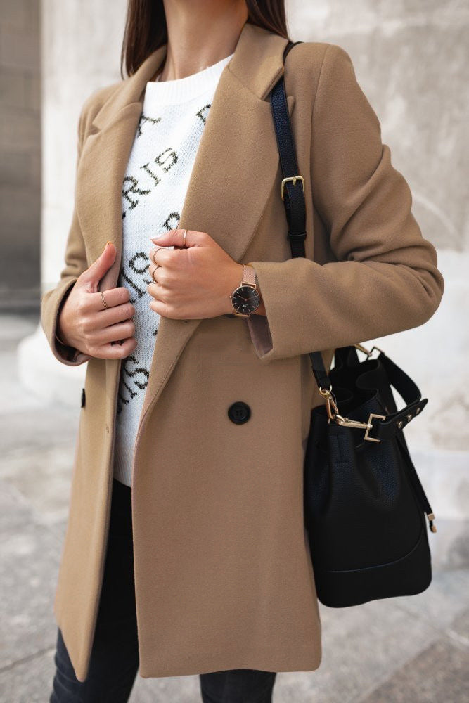 ModeGeist | Elegante Jacke mit Knöpfen für Damen