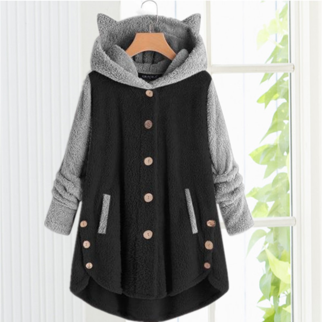 ModeGeist | Strickjacke mit Katzenohren