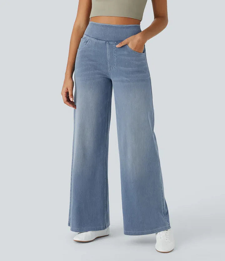 MECHTHILD Jeans mit weitem Schnitt und elastischem Bund