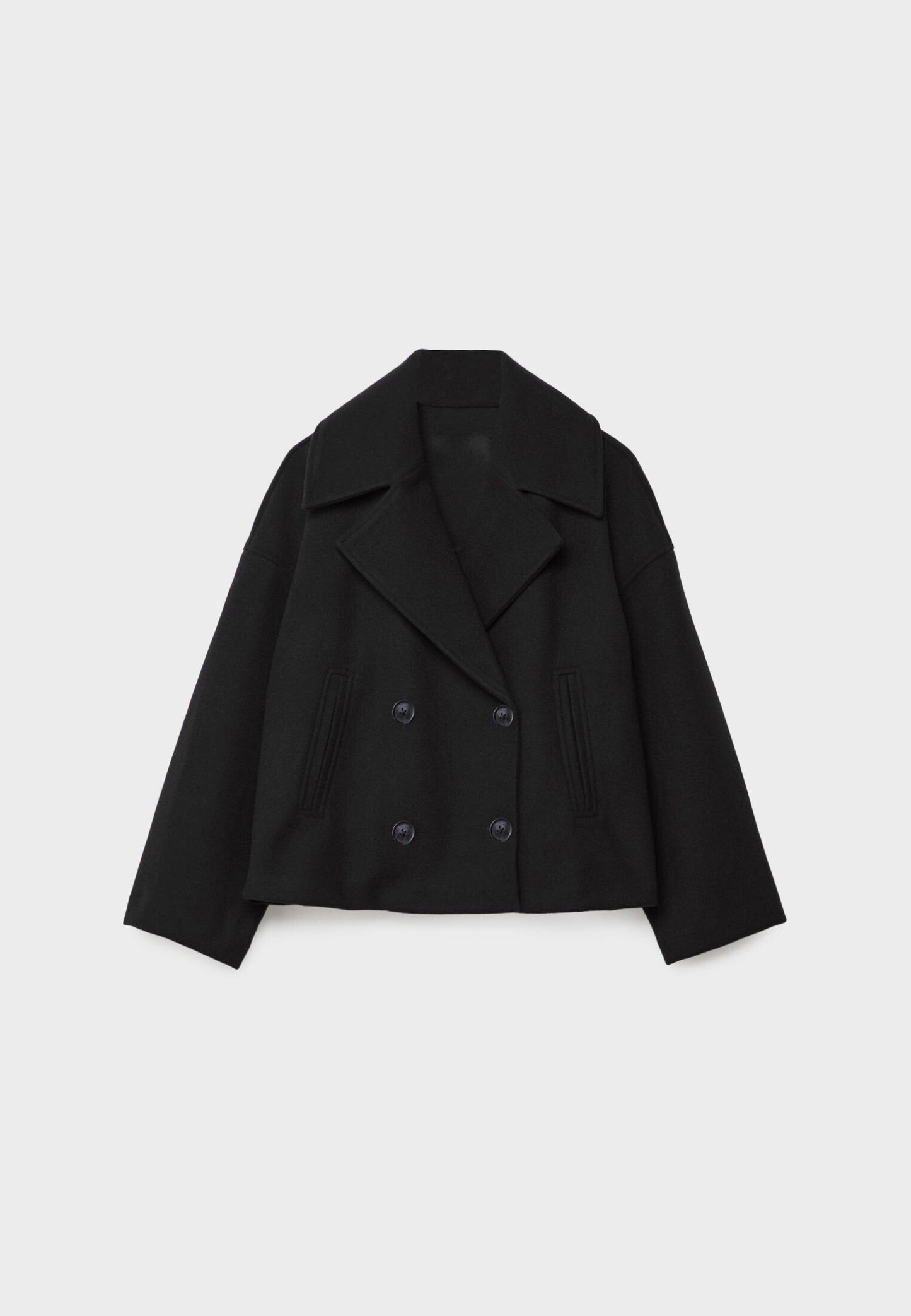 ModeGeist | Klassischer Kurzer Mantel für Damen