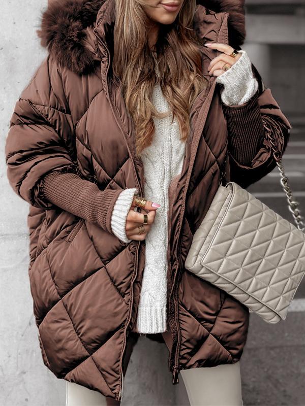 ModeGeist | Freizeitjacke für Damen, mit Kapuze & Baumwolle