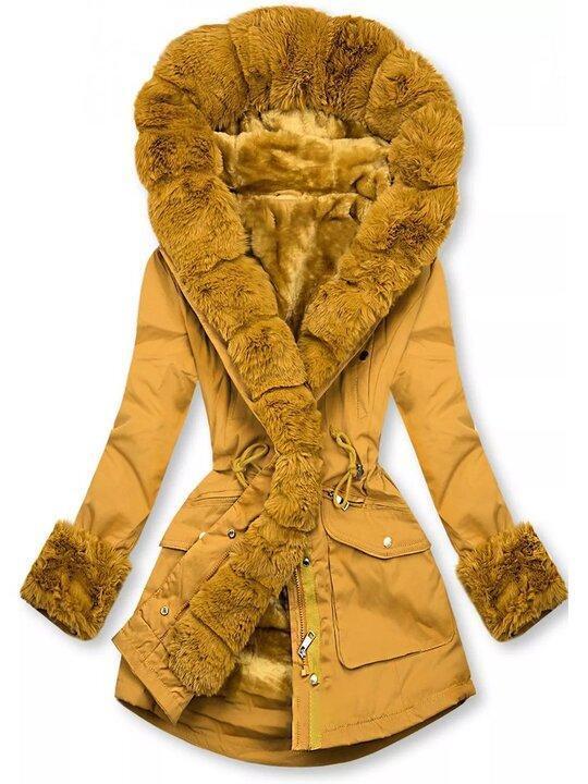 ModeGeist | Steppjacke mit Plüschfutter für Damen Ideal für den Winter