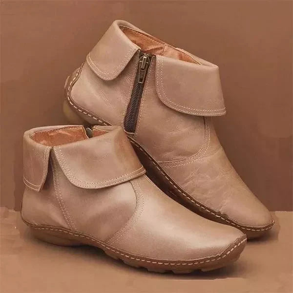 MODEGEIST Damen Ankle Boots Rutschfeste Sohle Komfort Stiefeletten