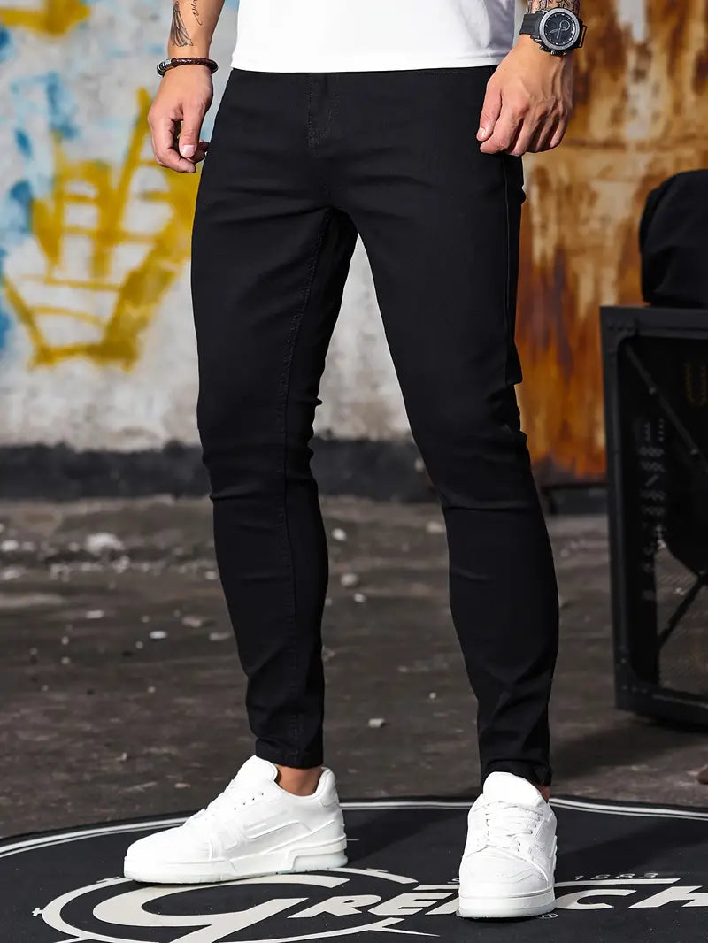 Herren Skinny Jeans aus Stretch-Denim in bequemer Passform
