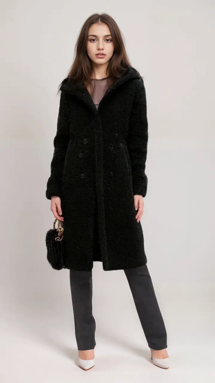 ModeGeist | Teddyjacke mit Kuscheliger Struktur