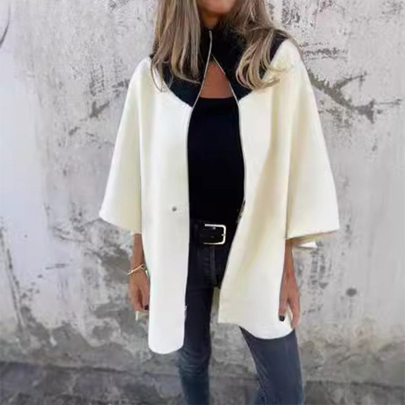 ModeGeist | Bicolor-Langjacke für elegante Lagenlooks