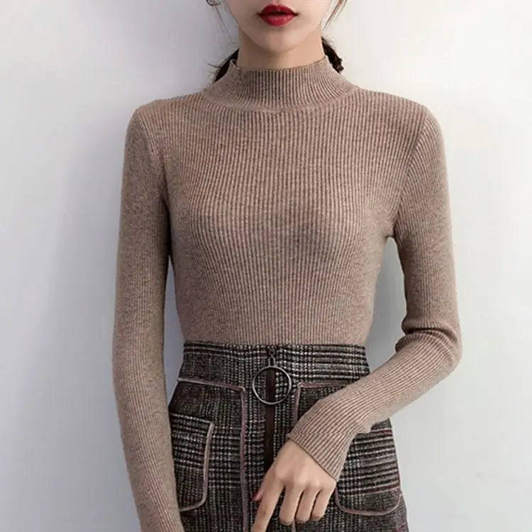 ModeGeist | gerippter Wollpullover für Damen