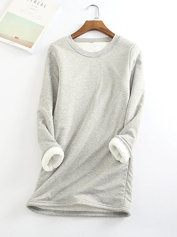 Belen: Sweatshirtt mit Fleecefutter