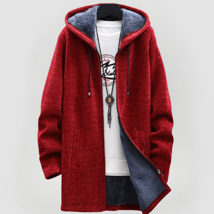 Elegante Unisex-Jacke mit Kapuze von KIM