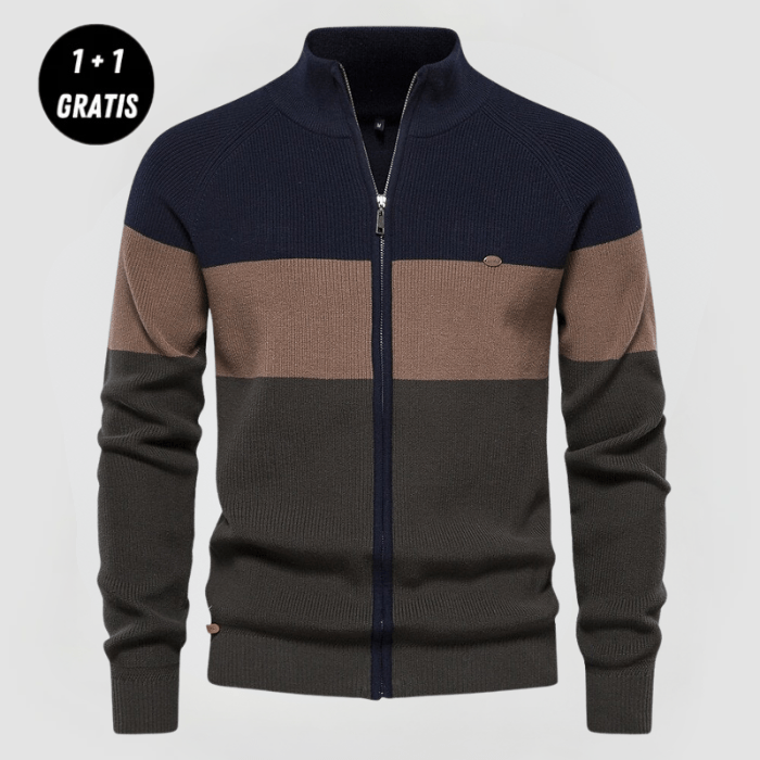 BASTIAN - Kapuzenpullover mit Reißverschluss (2 für 1)