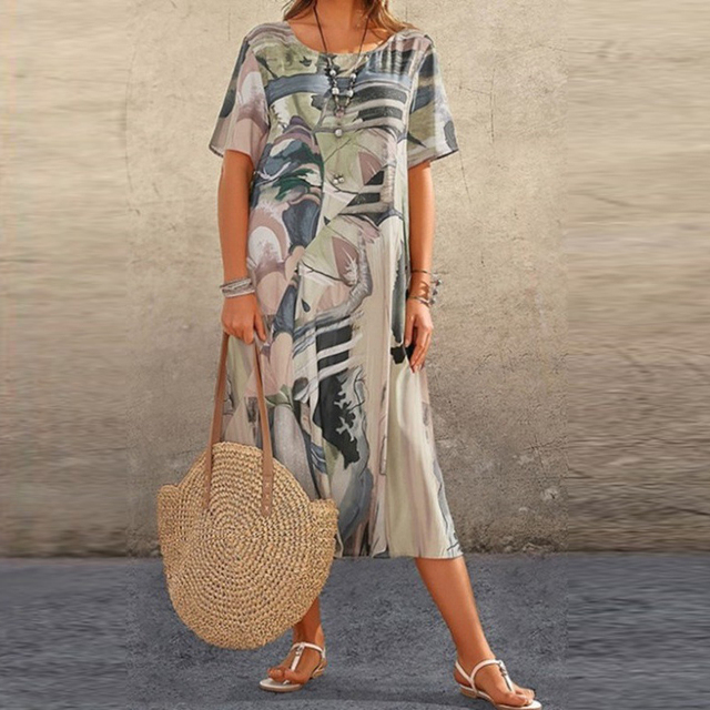 Hand-painted 3D Dress - Corie
