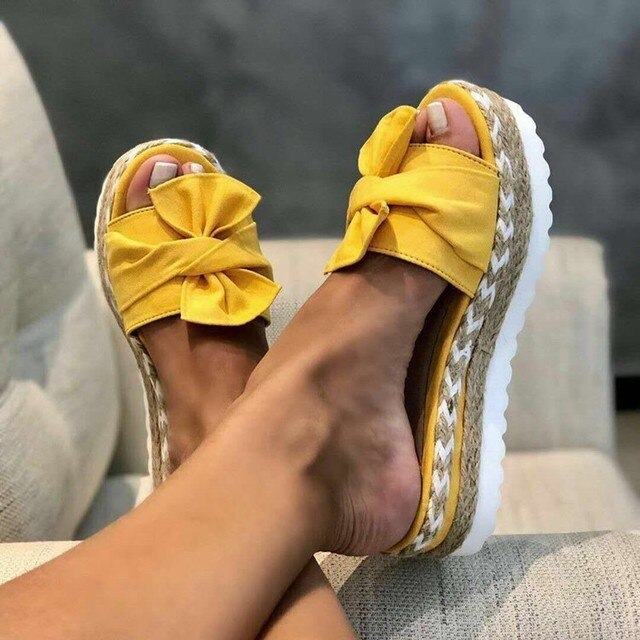 MODEGEIST Damen Keilsandalen Geflochten Verstellbar Gepolstert