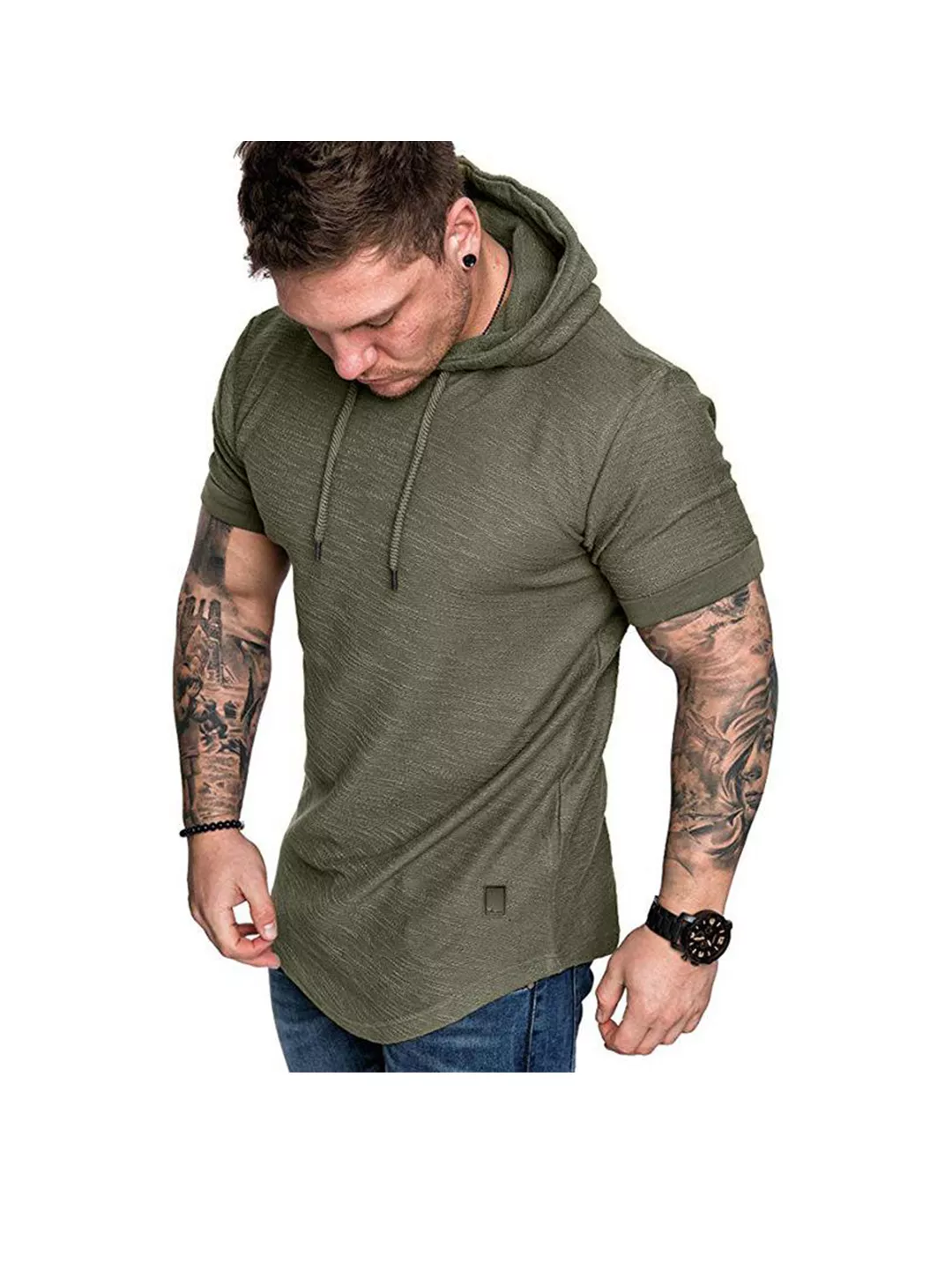 Hochwertiger Kapuzenpullover mit texturierter Oberfläche von Fudus