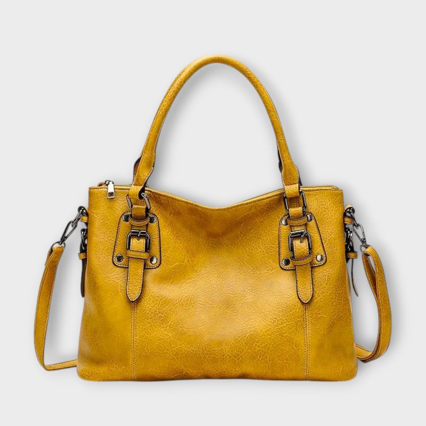 MODEGEIST Damen Handtasche Strukturiert Klassisches Design