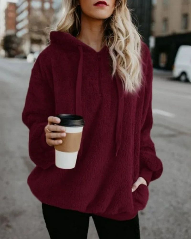 ModeGeist | Übergroßer und Bequemer Fleece-Pullover