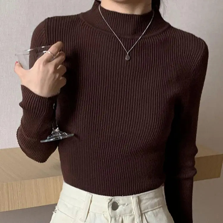 ModeGeist | gerippter Wollpullover für Damen