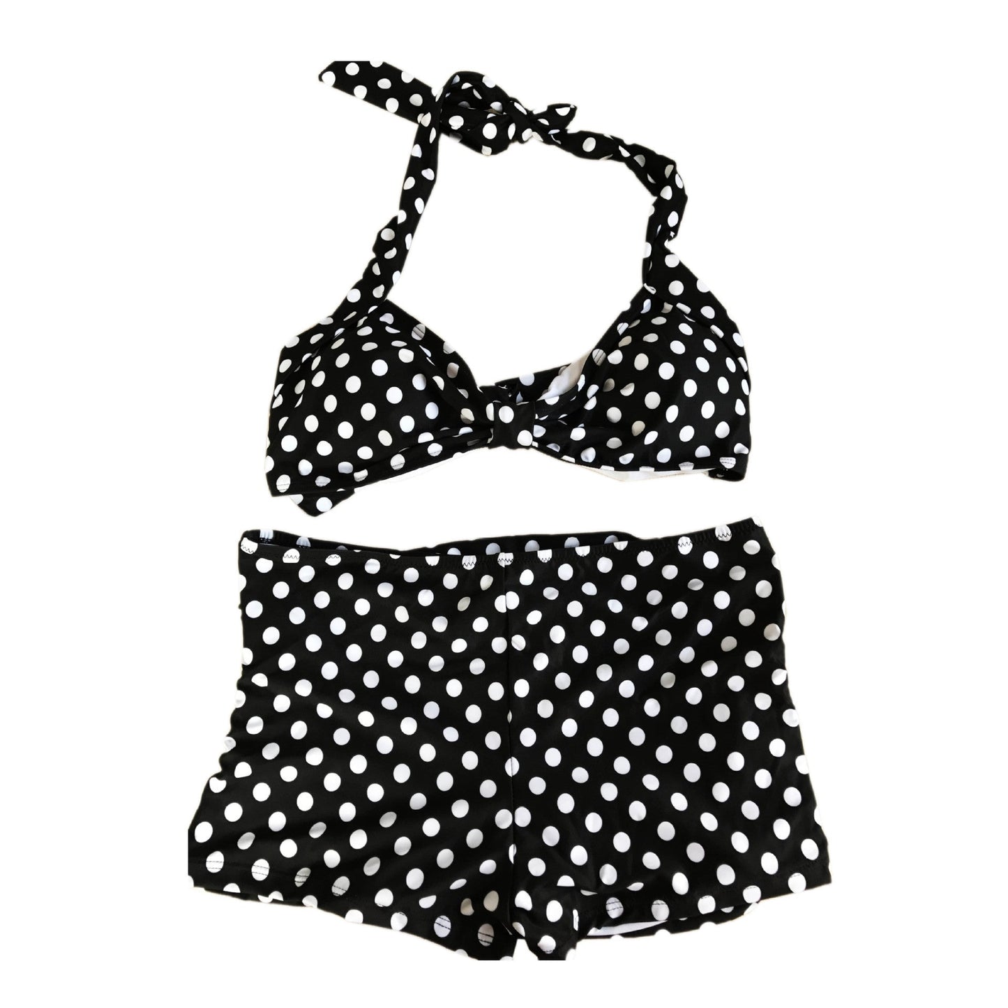 Damen Bikini-Set mit gepolstertem Oberteil und hochgeschnittenem Höschen ModeGeist